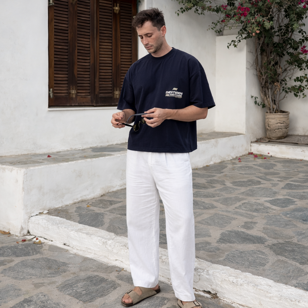 Club Baggy Linnen Pants