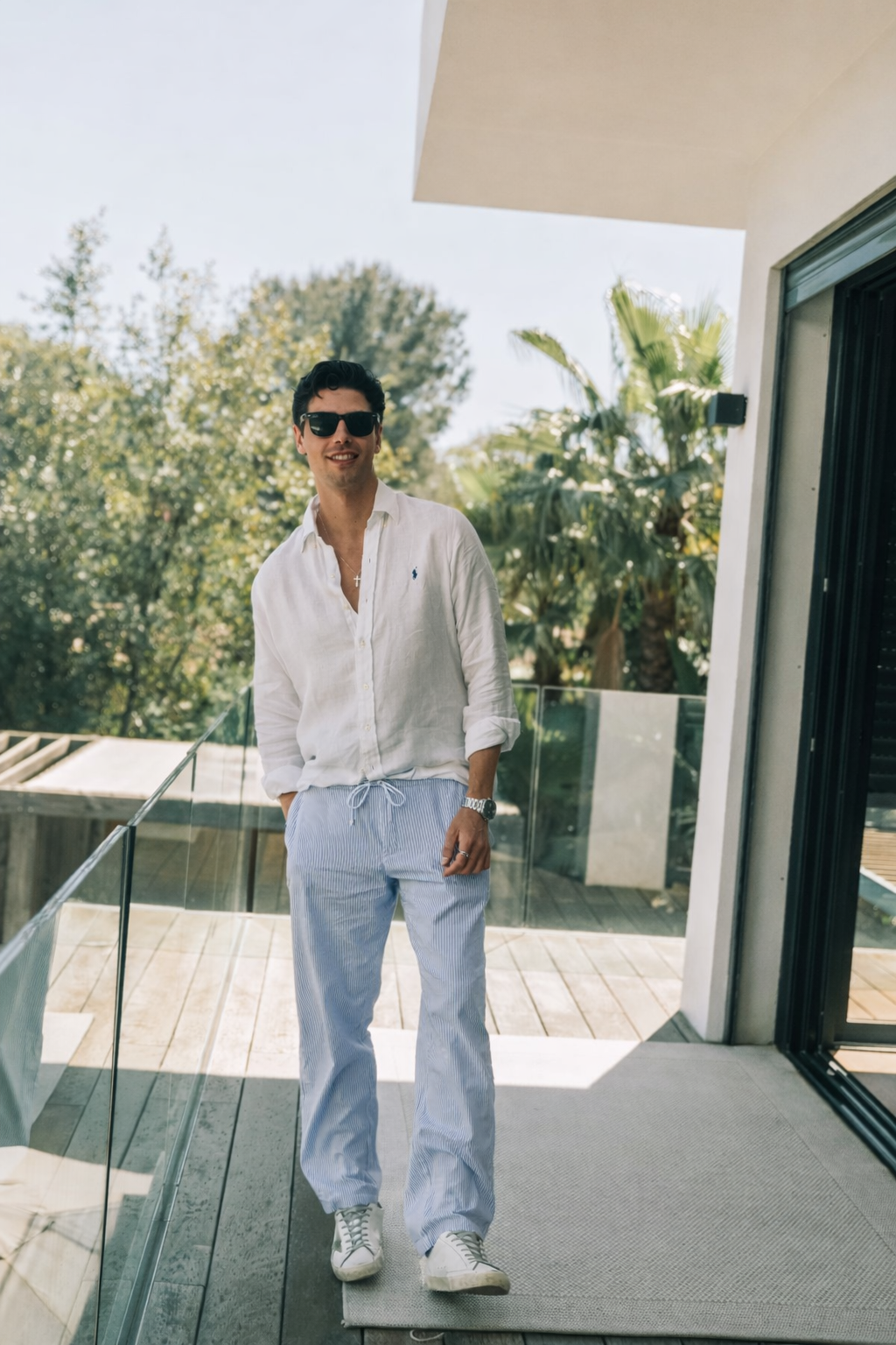 Yacht Club Striped Pants