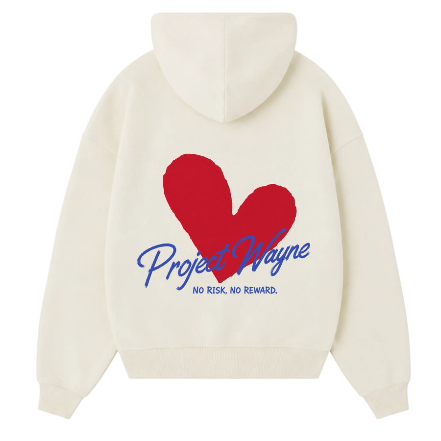 L'Amour Hoodie Cream